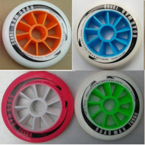 Straight speed skate wheel 110MM100 racing wheel high-elastic wear-resistant Pu wheel pie wheel competition training