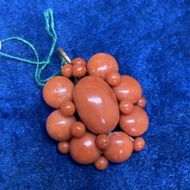 5 14 pink plastic pendant