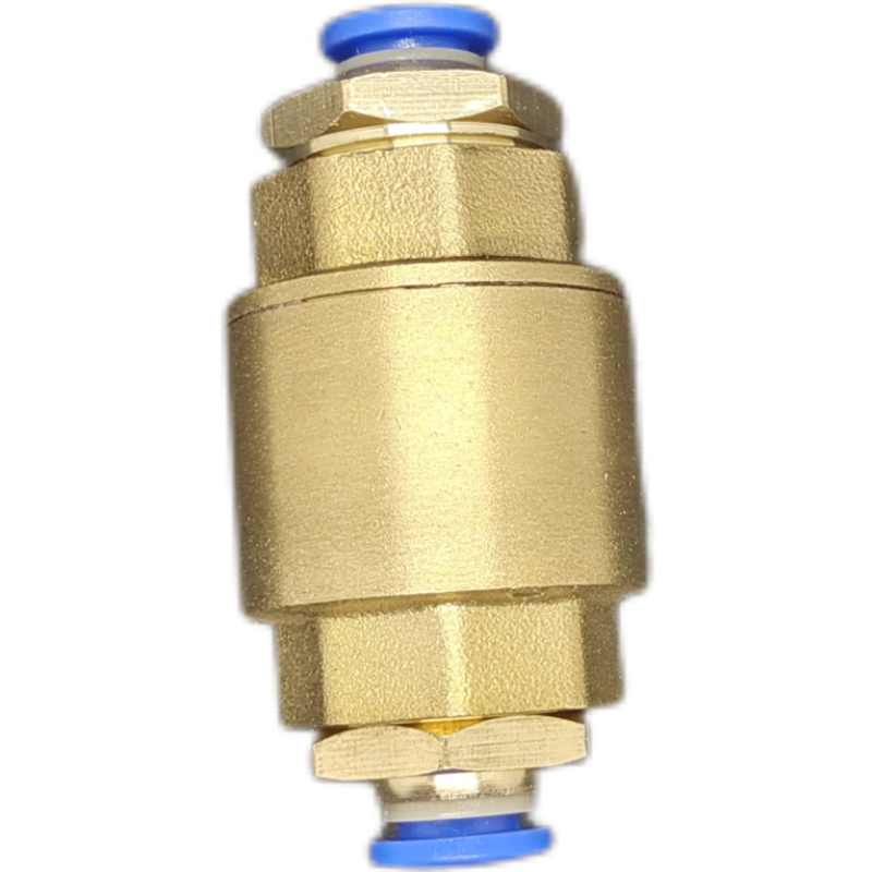 Pneumatic check valve, check valve, check valve, water control valve, straight air pipe, quick connector, water inlet, vertical