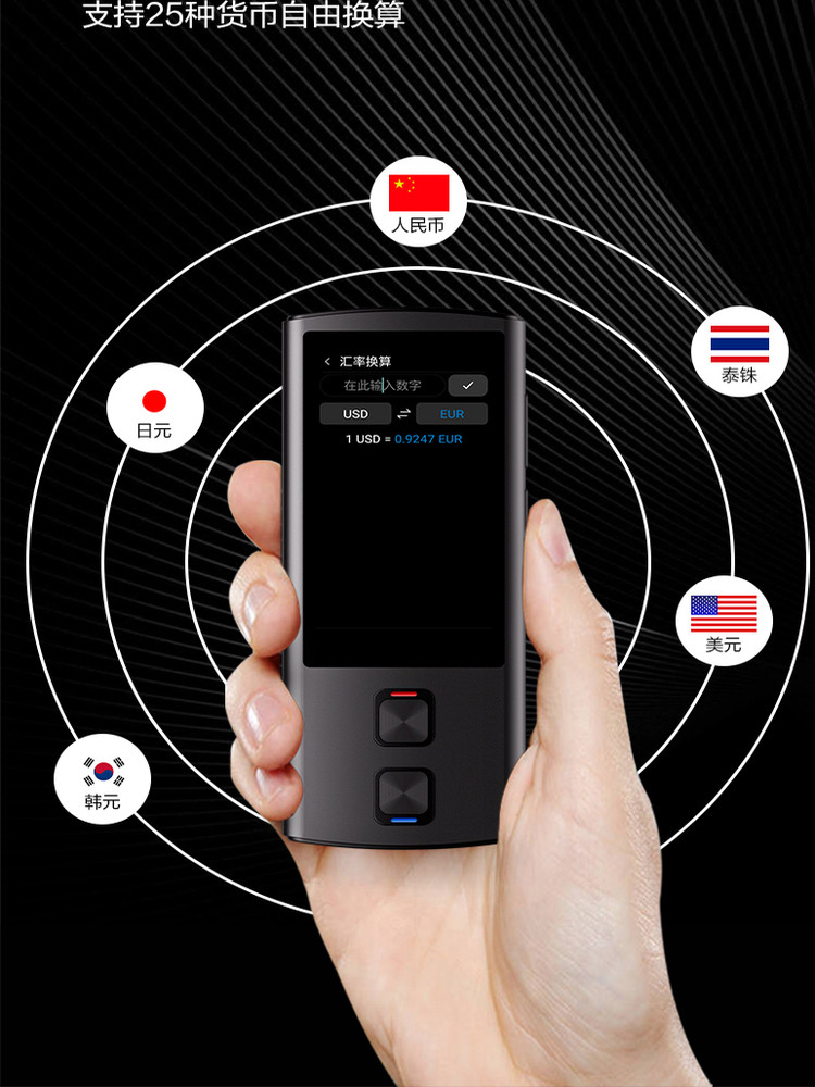 [37 Years of Translation Experience] Quick Translate Is a Multifunctional Translator, a Portable Ai Translator, Simultaneous Interpretation, Instant Translation, Multi-Language, Multi-Lingual, Travel Abroad, Voice and Photo Translation Tool