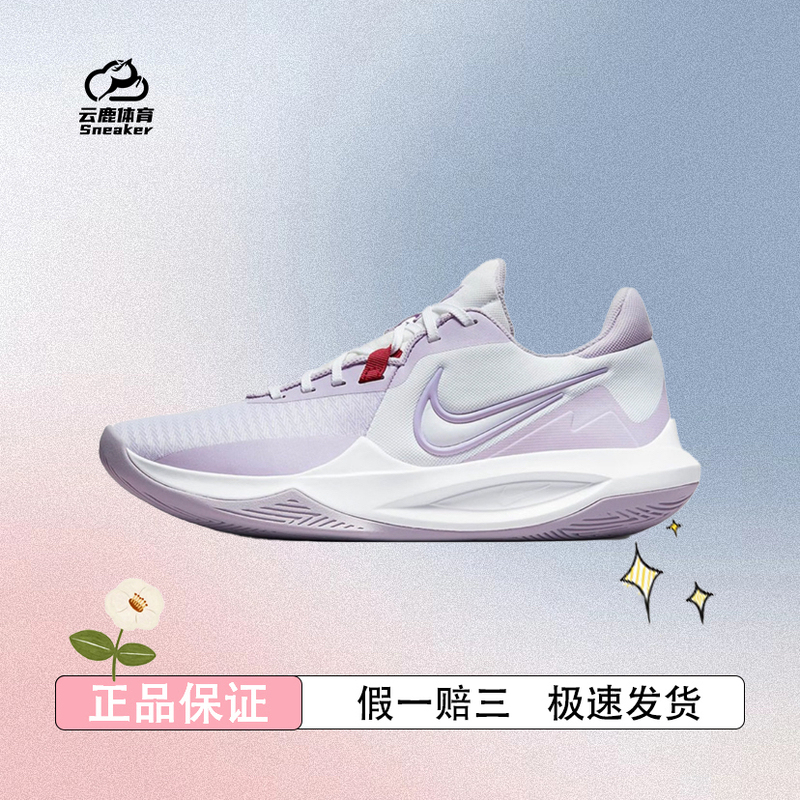Nike Precision 6 Precision 6 Wear-Resistant and Non-Slip Practical Basketball Shoes Dd9535-100