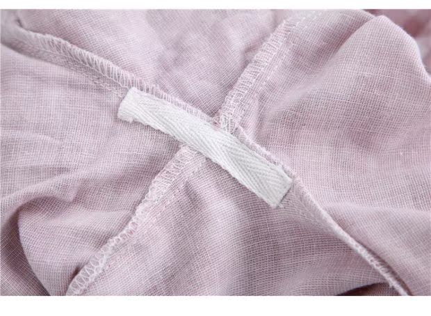 Quần pyjama mới quần tây nữ mùa xuân và quần cotton nhà cotton đôi gạc quần lỏng quan sot nam