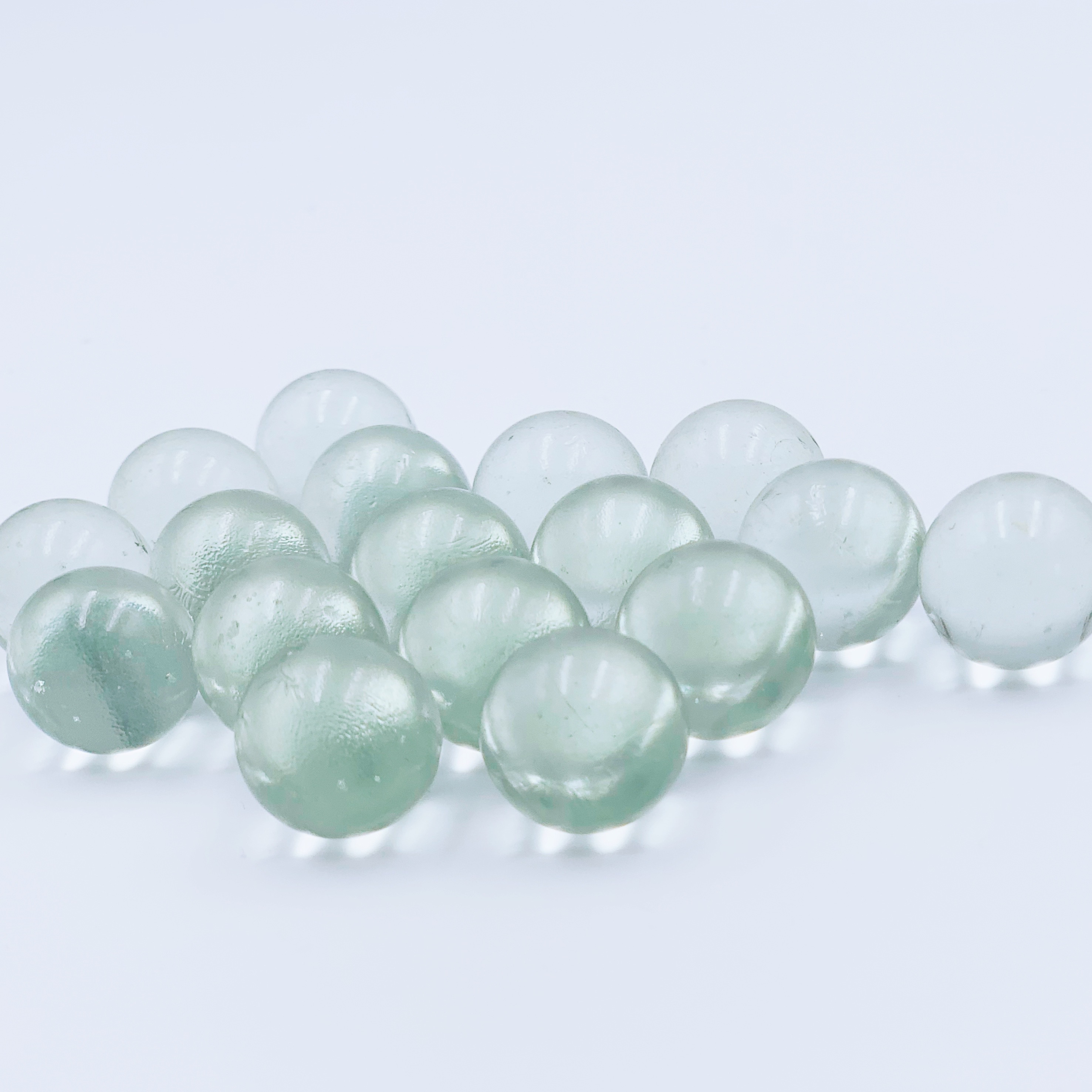 Inari Inari transparent glass ball marbles 16mm plants straw wood printing and dyeing DIY tool