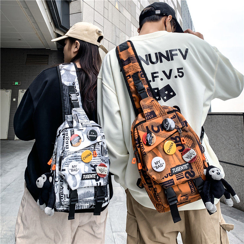 Boomers Chest Bag Men's Day Department Students SHOULDER BAG SINGLE SHOULDER WOMEN SKEW SATCHEL Ultra Fire Casual Sports Small Bags Large Capacity