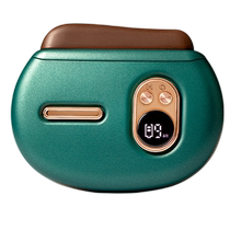 Facial stone-stone electric heating scraping plate massage instrument scraping face lifting dialing ribs cosmetic thin face scraping face scraping plate