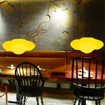 LED luminous cloud chandelier creative restaurant ceiling chandelier personality decoration landscape lights Net red bar cloud Lantern