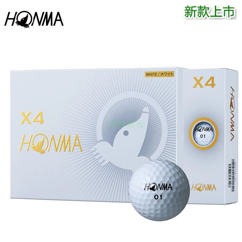 Authentic Honma Golf Ball X4 Four-Layer Golf Ball with Soft Feel and Long-Distance Performance, Stable on the Course Authentic Honma Golf Ball X4 Four-Layer Golf Ball with Soft Feel and Long-Distance Performance, Stable on the Course