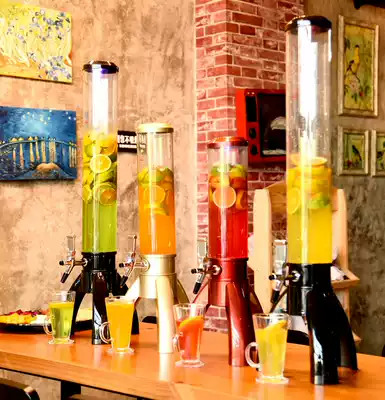 Triangle New column type luminous creative beer fruit juice tripod beverage barrel 15L3L wine barrel wine tower wine column