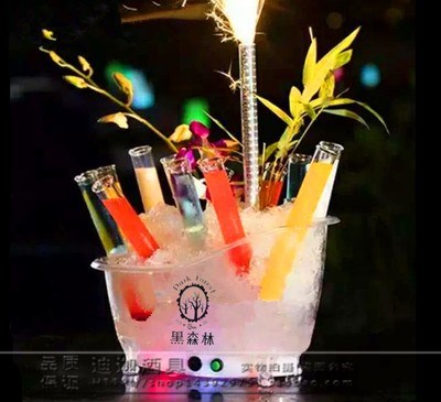 Bar Bath LED test tube rack Creative color-tube-tube-frame