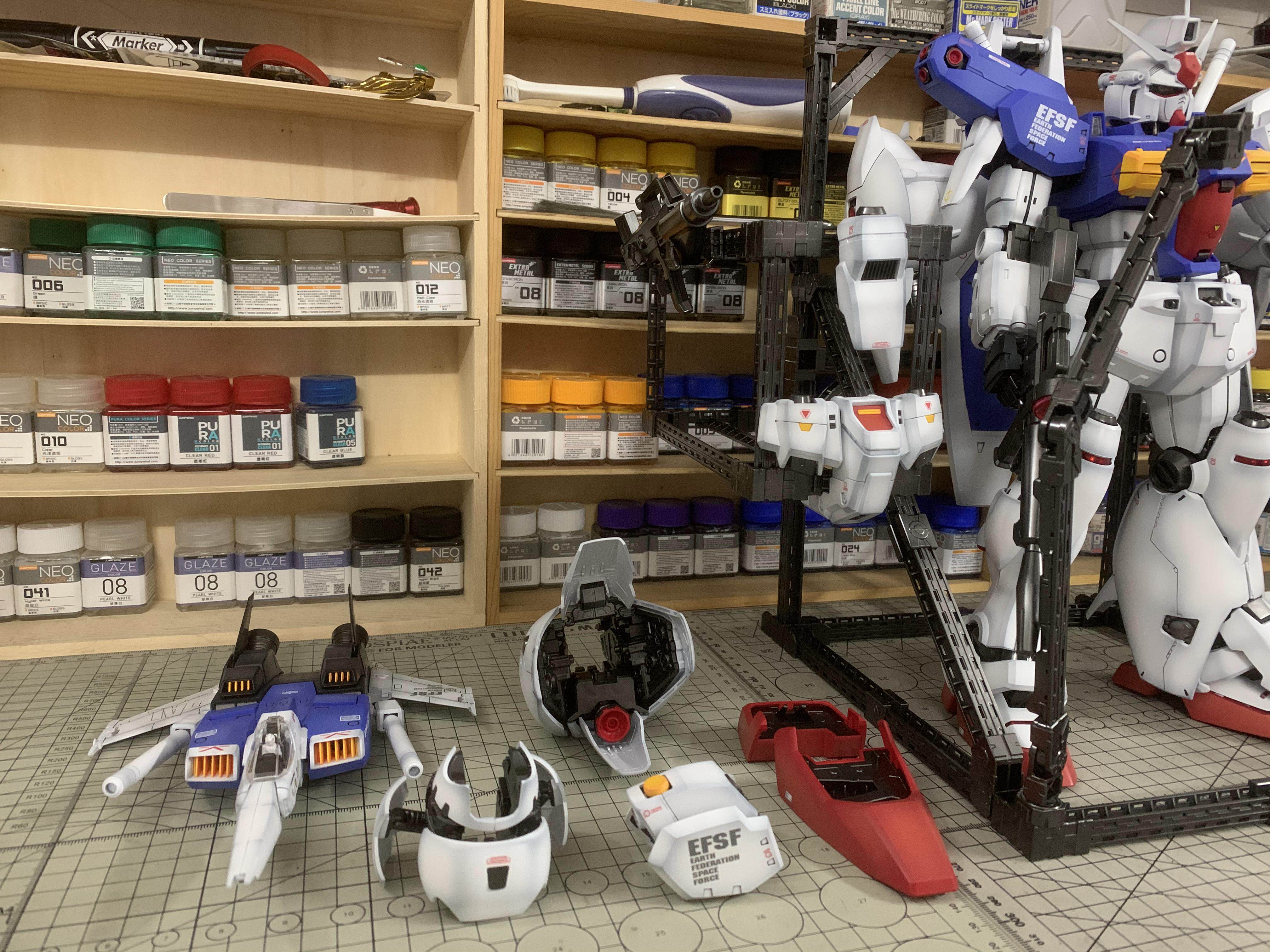 万代PG RX-78 GP01 FB高达模型上色代工全攻略！试作1号机到底要不要上色才值回票价？_高达模型专区_淘宝游戏网