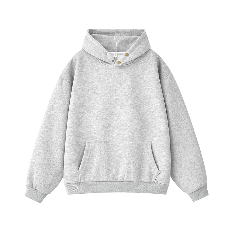 Heavyweight 350g Men's Hoodie, Loose Fit, Trendy American High Street Style, Gray Sweatshirt, Spring and Autumn, Solid Color, Couple Style, Fleece-Lined Heavyweight 350g Men's Hoodie, Loose Fit, Trendy American High Street Style, Gray Sweatshirt, Spring and Autumn, Solid Color, Couple Style, Fleece-Lined
