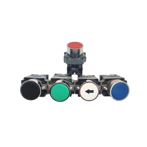 Канеда LA167-B2-BA31/42/35/45 Водонепроницаемый металлический сброс и переключатель кнопки с плоской головкой для открытых отверстий 22 мм