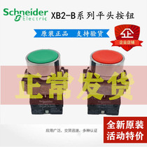 Original Fashion Schneider Metal Flat Head Button Switch XB2-BA31C Red Green XB2BA42C Yellow ZB2-BZ Blue White
