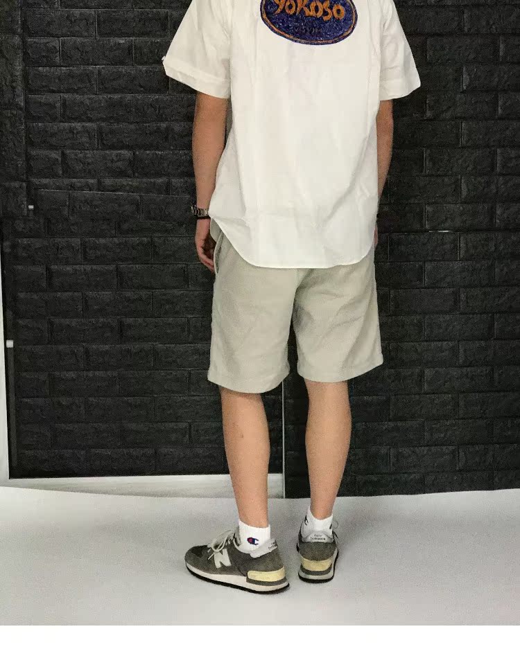 AUGDOG spot 18SS DCDT quần short mùa hè nam giản dị năm quần nữ Xishan Xiaofei DCDT MDNS - Quần short quần jean nam ống rộng