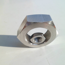 304 Stainless steel pipe thread nut Pipe thread nut Hexagonal pipe thread nut G1 2G3 4G3 8G1 4