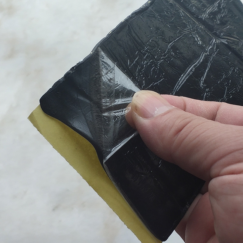 Rubber vibration damping sheet for air conditioner refrigerator compressor - Butyl Sound Deadening Mat 1