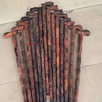 Laos Dahong Rosewood Crutches Cochin Dalbergia Red Rosewood Crutches Solid Wood Faucet Crutches for the Elderly Practical Non-Slip