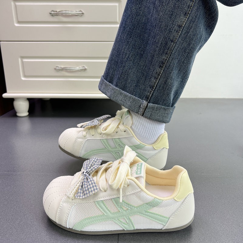 Cute and Quirky Big-Toe Yellow Shell-Toe German Training Shoes for Women, 2026 Spring/Summer New Versatile Mesh Breathable Sports Sneakers Cute and Quirky Big-Toe Yellow Shell-Toe German Training Shoes for Women, 2026 Spring/Summer New Versatile Mesh Breathable Sports Sneakers