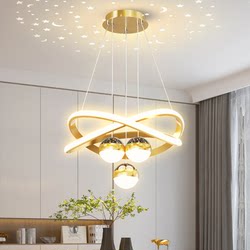 2026 New Restaurant Chandelier Zhongshan Lighting Nordic Style Main Light Light Luxury Bedroom Led Light Creative Personality Art