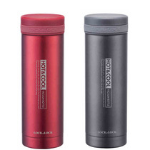  Lock lock lock thermos cup Mens and womens tea making portable water cup Childrens stainless steel drop-proof free lettering LHC560