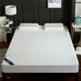 Giường dây nhánh 60S bed Giường cao su dày một mảnh 丝 bộ vỏ giường màu trắng mịn màng bọc nệm Simmons - Trang bị Covers ga trải giường chun đẹp	