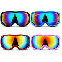 Outdoor adult childrens ski goggles mountaineering windproof cold riding goggles anti-fog card myopia glasses anti-sand