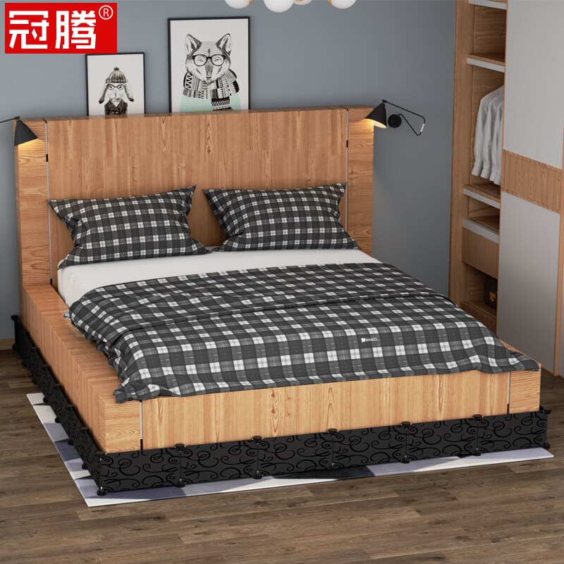 Bed Bottom Fence Anti-Kitty Anti-Dog Anti-Dog Seal Edge Barrier Sheet Partition Closed Universal Spacer Board Room Home