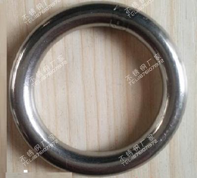304 stainless steel ring M6 * 40 stainless steel ring argon arc welding circle chain accessories outer diameter 40mm