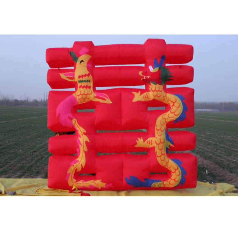 New 2 5 m 3 m stereoscopic Dragon Fengxi New Wedding Inflatable Arches Opening Ceremony Arches