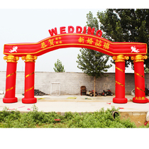 New 1012m European style wedding door gas mold wedding inflatable arch wedding rainbow door wedding props