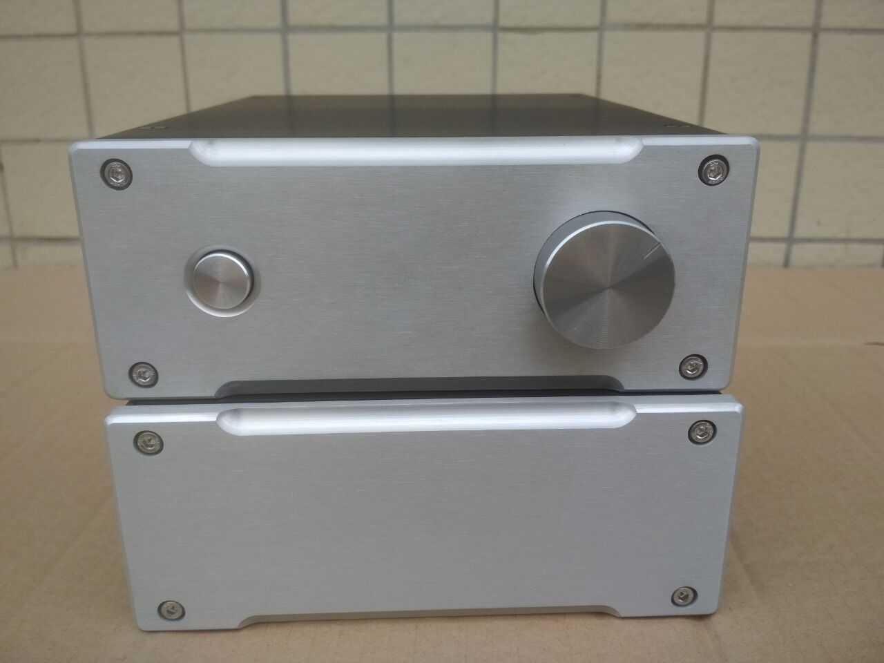 All-aluminum power amplifier chassis ear amplifier aluminum main case