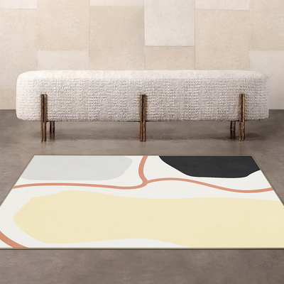 ins风地毯卧室少女客厅茶几毯大面积北欧抽象家用房间地垫床边毯