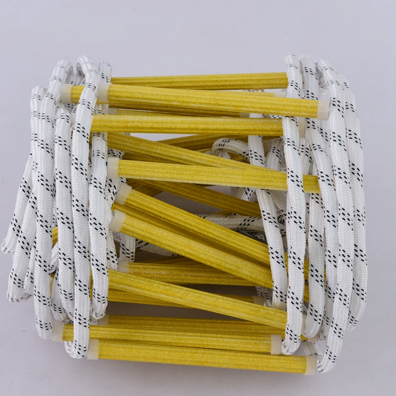 Thang mềm gia đình thang thoát hiểm hộ gia đình mẫu giáo dây thang leo thang dây nylon mềm chiều dài thang có thể được tùy chỉnh dây thoát hiểm chung cư thang dây thoát hiểm nhà cao tầng