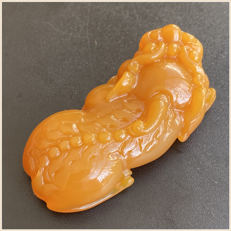 Huanglong jade Burmese yellow wrench ring ring ring jade yellow chicken fat yellow fine jade wrench Burmese material