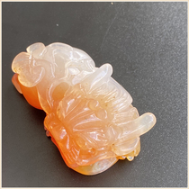 Yunnan Huanglong jade ice seed dragon Overlord Pixiu pendant Lucky charm Evil spirits and anti-villain beast jade