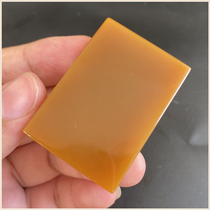Huanglong Jade Burmese Yellow Ping An Wu Shi brand chicken fat yellow Burmese material fine jade for men and women one thing and one picture