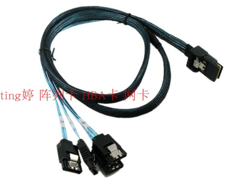 SFF-8087 to 10% Four SATA 7-PIN Mini SAS Line 36-PIN Original