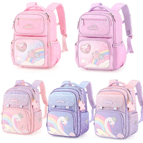 Детский школьный рюкзак со сниженной нагрузкой, защита позвоночника