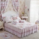 Phiên bản Hàn Quốc của cotton bed bed bed cover 1.2 / 1.5 / 1.8m ga giường đôi đặt một mảnh ba hoặc bốn bộ ga giường có viền
