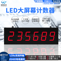 LED digital tube RS485 infrared electronic digital display memory data automatic sensor counter number statistics screen