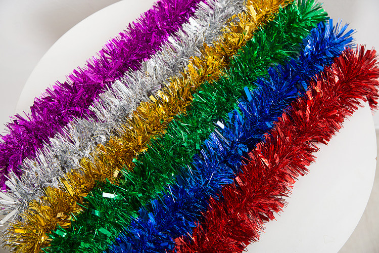 Encrypted Ribbon Christmas bold encryption wool tops garland ribbons colored strips ...
