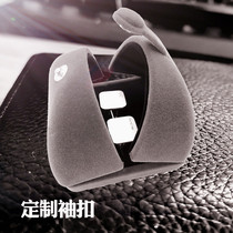 Custom sterling silver cufflinks name and mother shirts suits sleeve nails men and women light luxury high-end French business lettering