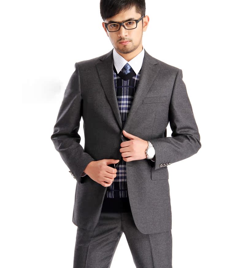 Costume homme en laine pour automne - Ref 1577610 Image 12