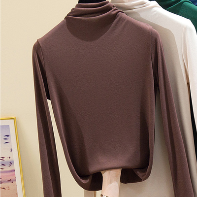 【百人验货】高品质莫代尔半高领打底衫