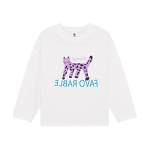 Zuoxi childrens clothing girls long-sleeved T-shirt pure cotton childrens autumn clothing 2024 new style girls autumn antibacterial tops fashionable