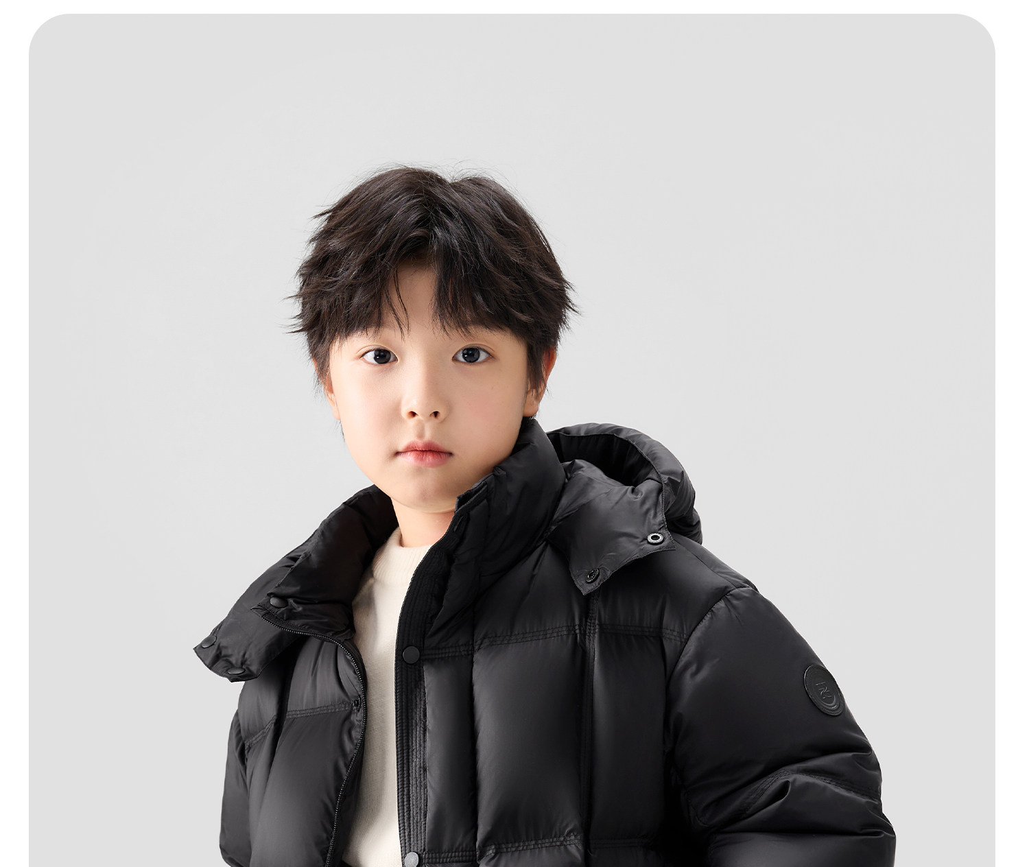 左西童装男童羽绒服冬季保暖2026新款儿童三防蓄热面包服大童外套 — 46