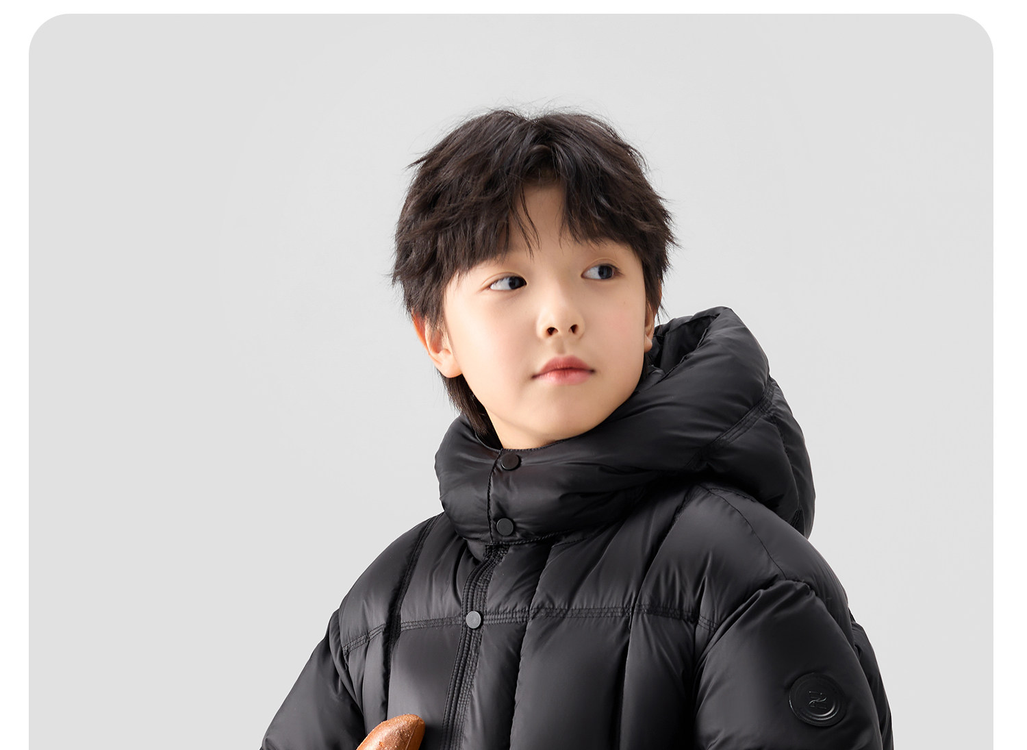 左西童装男童羽绒服冬季保暖2026新款儿童三防蓄热面包服大童外套 — 52