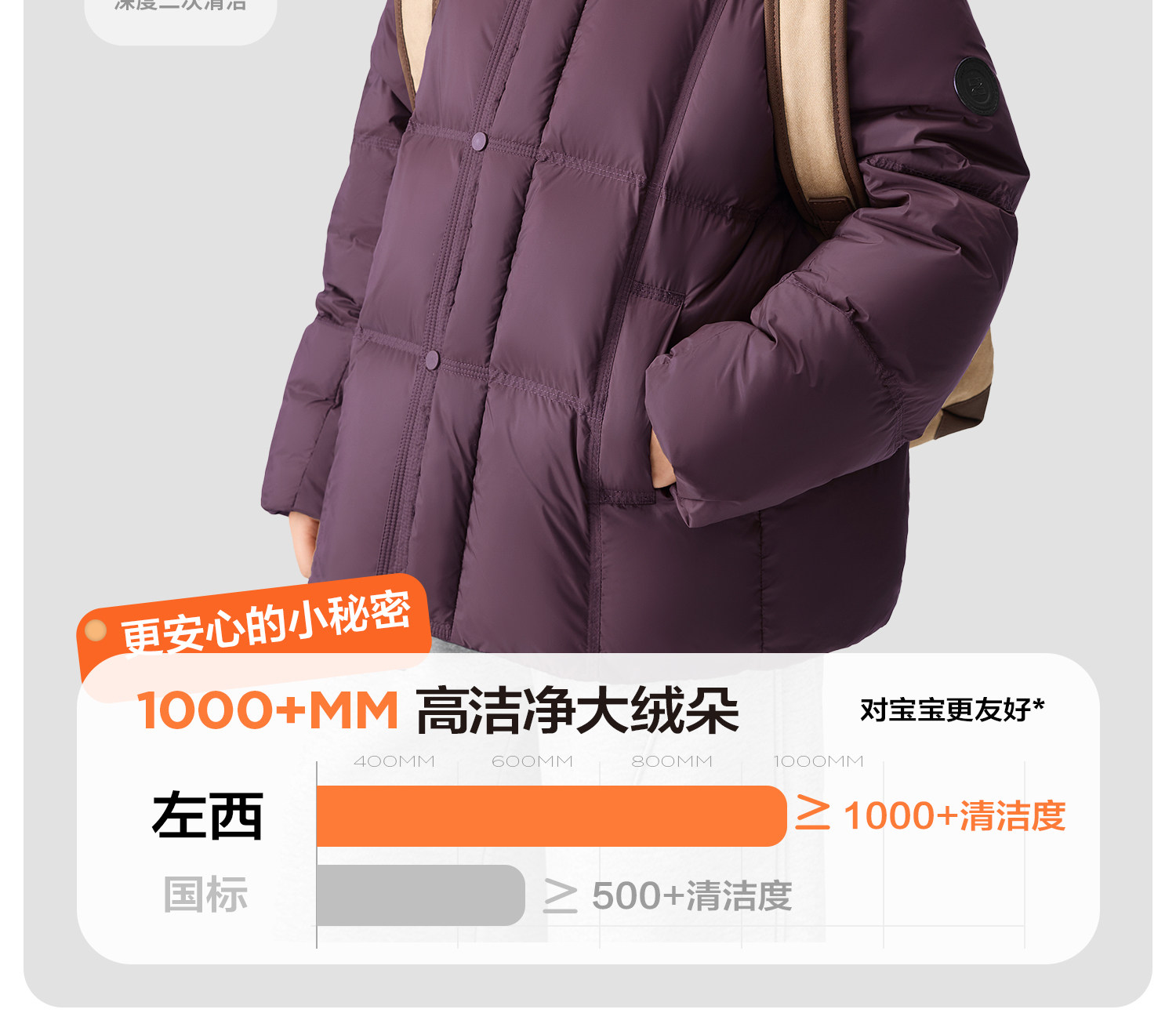 左西童装男童羽绒服冬季保暖2026新款儿童三防蓄热面包服大童外套 — 13