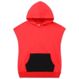 Летняя одежда, детская футболка с коротким рукавом, хлопковая толстовка с капюшоном с капюшоном, подходит для подростков, в корейском стиле