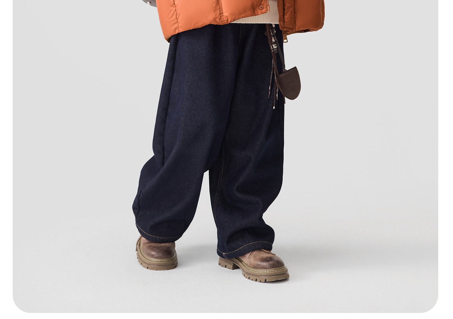 左西童装男童羽绒服冬季保暖2026新款儿童三防蓄热面包服大童外套 — 71
